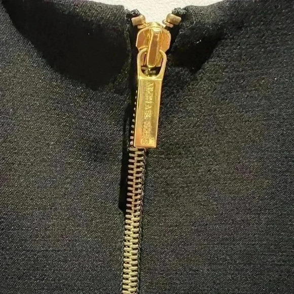 Michael Kors black peplum dress size 4 Medium - Picture 3 of 9